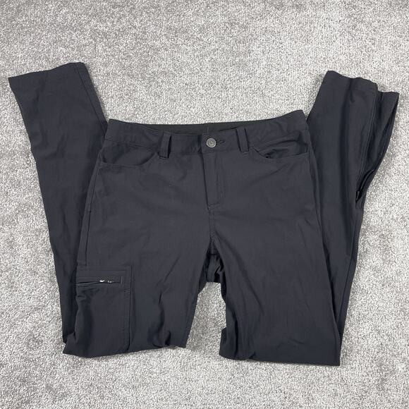 Patagonia Skyline Traveler Pants Womens 2 Nylon Adjustable Waist Ripstop Hiking - Picture 1 of 14
